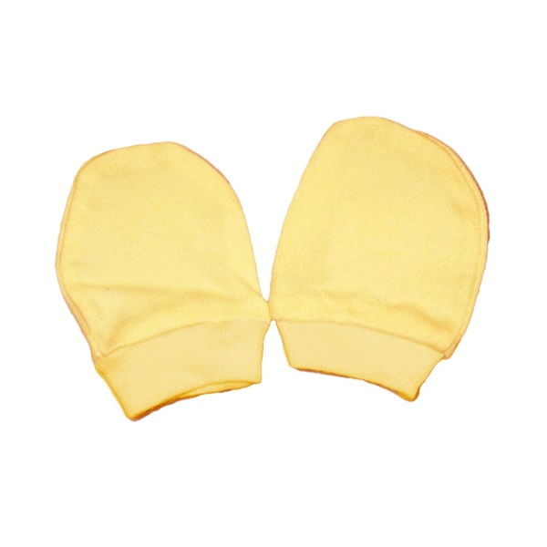 Rękawiczki dla niemowląt żółte