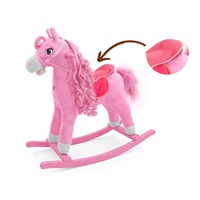 Koń na biegunach z melodią Milly Mally Princess pink