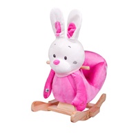 Zabawka na biegunach z melodią PlayTo króliczek różowy
