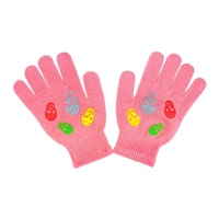 Zimowe rękawiczki New Baby Girl malinowe