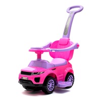 Dziecięcy jeździk z dźwiękiem 3w1 Baby Mix różowy