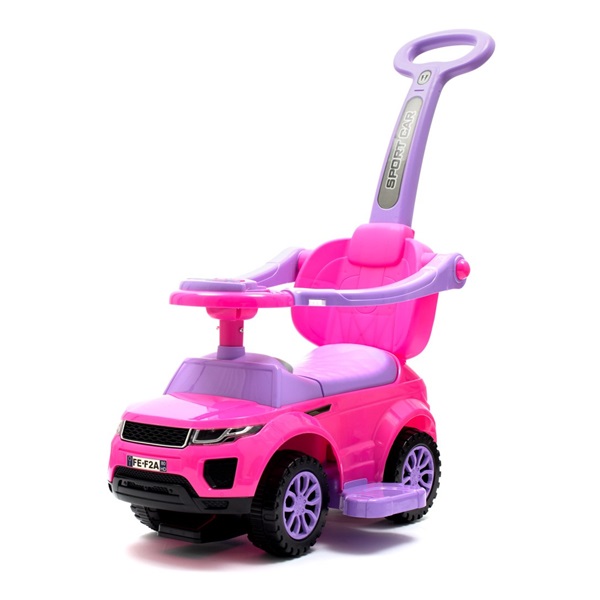 Dziecięcy jeździk z dźwiękiem 3w1 Baby Mix różowy