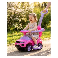 Dziecięcy jeździk z dźwiękiem 3w1 Baby Mix różowy