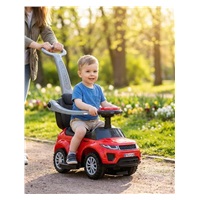 Dziecięcy jeździk z dźwiękiem 3w1 Baby Mix czerwony