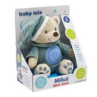 Zabawka przytulanka z projektorem Baby Mix Miś niebieski