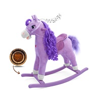 Koń na biegunach z melodią Milly Mally Princess violet