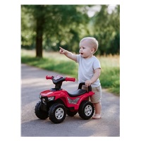 Dziecięcy jeździk z dźwiękiem Quad Baby Mix czerwony
