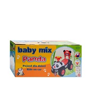 Dziecięcy jeździk z dźwiękiem Baby Mix Panda niebieski