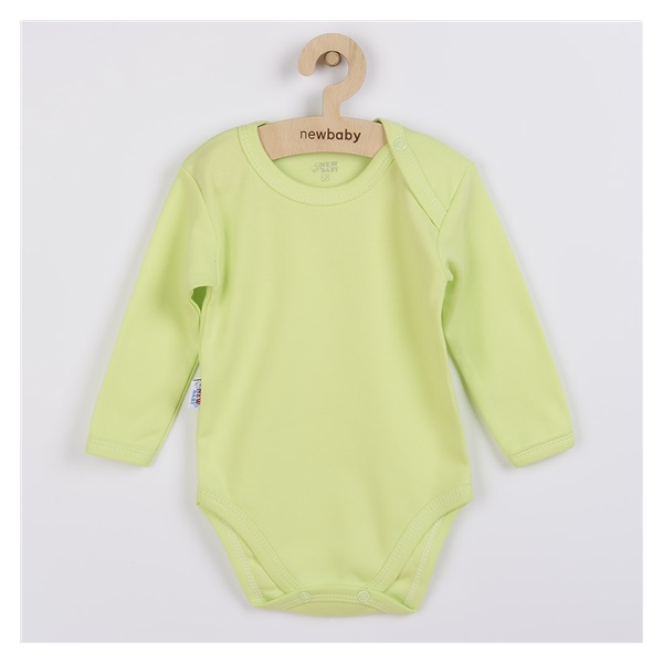 Niemowlęce body z długim rękawem New Baby Pastel zielone