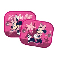 Zasłonki przeciwsłoneczne do samochodu 2 sztuki Minnie Mouse różowa