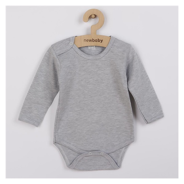 Niemowlęce body New Baby Classic II szare