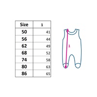 Niemowlęce śpiochy New Baby Classic II Dziewczynka 3szt