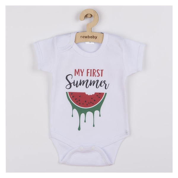 Body z nadrukiem New Baby My first Summer