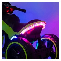 Motocykl na akumulator dla dzieci Baby Mix POLICE zielony