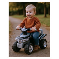 Dziecięcy jeździk z dźwiękiem Quad Baby Mix szary
