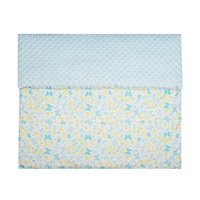 Dziecięcy kocyk z Minki New Baby niebieski 80x102 cm