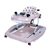 Chodzik z huśtawką i silikonowymi kółkami New Baby Little Racing Car