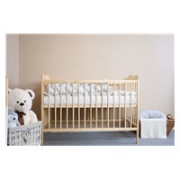 Klasyczne łóżeczko dla dzieci New Baby JACOB naturalny