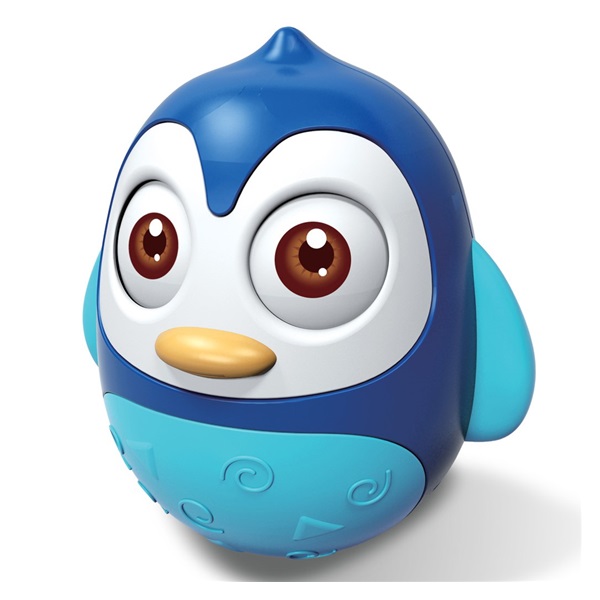 Zabawka wańka wstańka Baby Mix pingwin niebieski