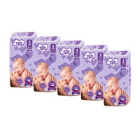MEGAPACK Pieluszki dziecięce jednorazowe New Love Premium comfort 3 MIDI 4-9 kg 5x48 szt