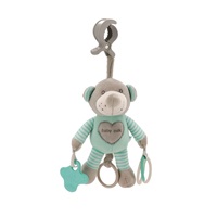 Zabawka pluszowa z wibracją Baby Mix miś miętowy