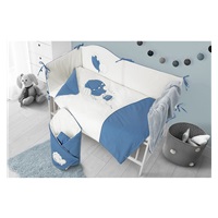5-częściowy zestaw do łóżeczka Belisima Ballons 100/135 niebieski
