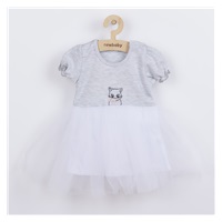 Sukienka niemowlęca z tiulową spódniczką News Baby Wonderfu szara