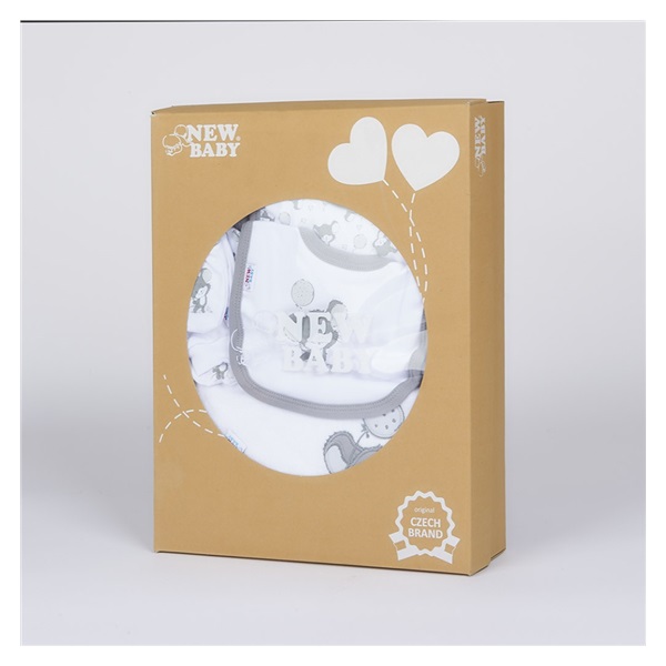 14-częściowy luksusowy komplet niemowlęcy New Baby Little Mouse w opakowaniu EKO