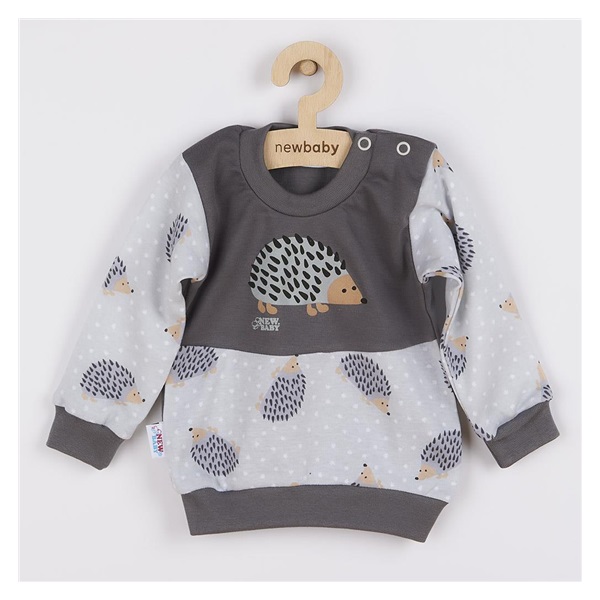 Niemowlęca bawełniana bluza New Baby Jeżyk