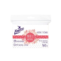 Patyczki hygieniczne papierowe 100% biodegradalne natural Linteo 160 sztuk w folii