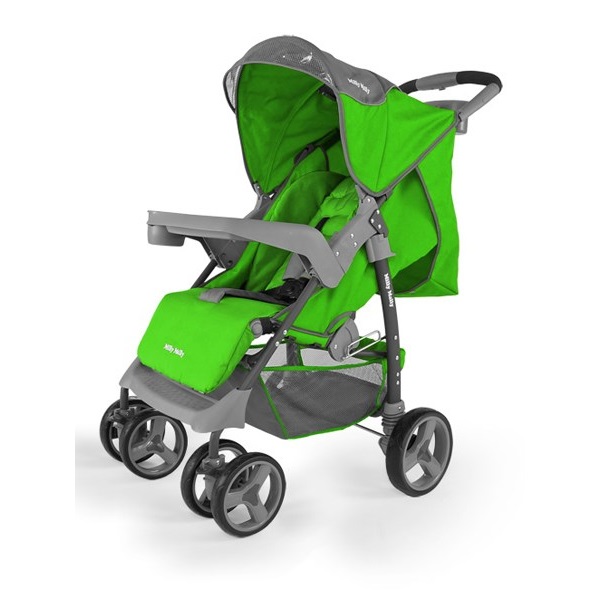 DRUGA JAKOŚĆ Wózek spacerowy Milly Mally VIP green