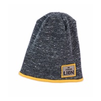 Niemowlęca czapka Nicol Prince Lion melanż szary