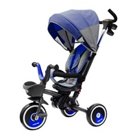 Dziecięcy rowerek trójkołowy Baby Mix 5w1 RELAX 360° niebieski