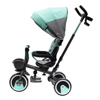 Dziecięcy rowerek trójkołowy Baby Mix 5w1 RELAX 360° niebieski
