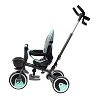 Dziecięcy rowerek trójkołowy Baby Mix 5w1 RELAX 360° niebieski