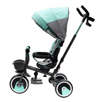 Dziecięcy rowerek trójkołowy Baby Mix 5w1 RELAX 360° miętowy