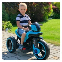 Motocykl na akumulator dla dzieci Baby Mix POLICE fioletowy