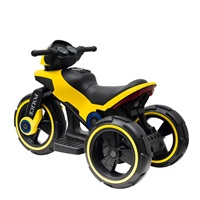 Motocykl na akumulator dla dzieci Baby Mix POLICE żółty