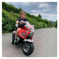 Motocykl na akumulator dla dzieci Baby Mix RACER biały