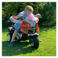 Motocykl na akumulator dla dzieci Baby Mix RACER biały