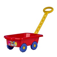 Dziecięcy Wózek z rączką BAYO 45 cm czerwony