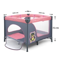 Kojec Milly Mally Fun Pink Bear