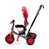 Dziecięcy rowerek trójkołowy z LED światłami Baby Mix Lux Trike różowy