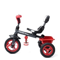 Dziecięcy rowerek trójkołowy Baby Mix 5w1 RIDER 360° czarny