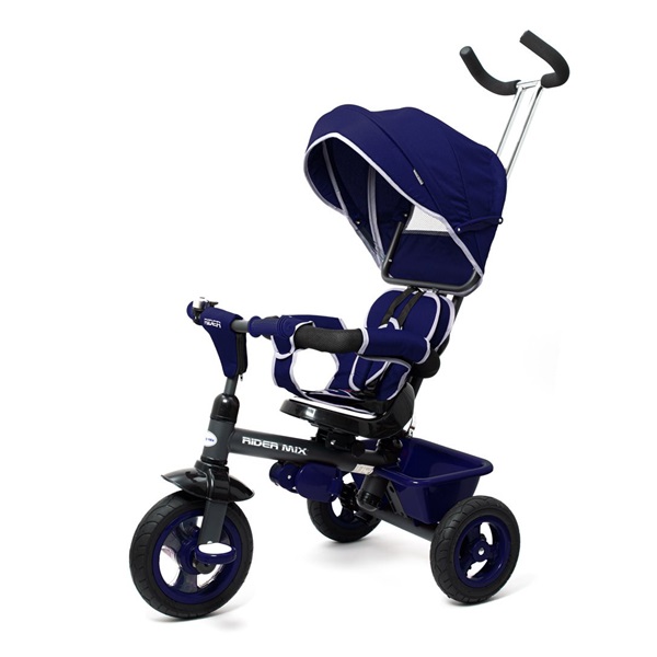 Dziecięcy rowerek trójkołowy Baby Mix 5w1 RIDER 360° niebieski