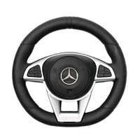 Dziecięcy jeździk z rączką Mercedes Benz AMG C63 Coupe Baby Mix czerwony