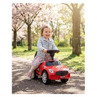 Dziecięcy jeździk z dźwiękiem Baby Mix RACER czerwony
