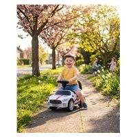 Dziecięcy jeździk z dźwiękiem Baby Mix RACER biały