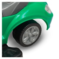 Dziecięcy jeździk z rączką 3w1 Baby Mix Mega Car zielony