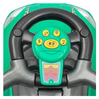 Dziecięcy jeździk z rączką 3w1 Baby Mix Mega Car zielony